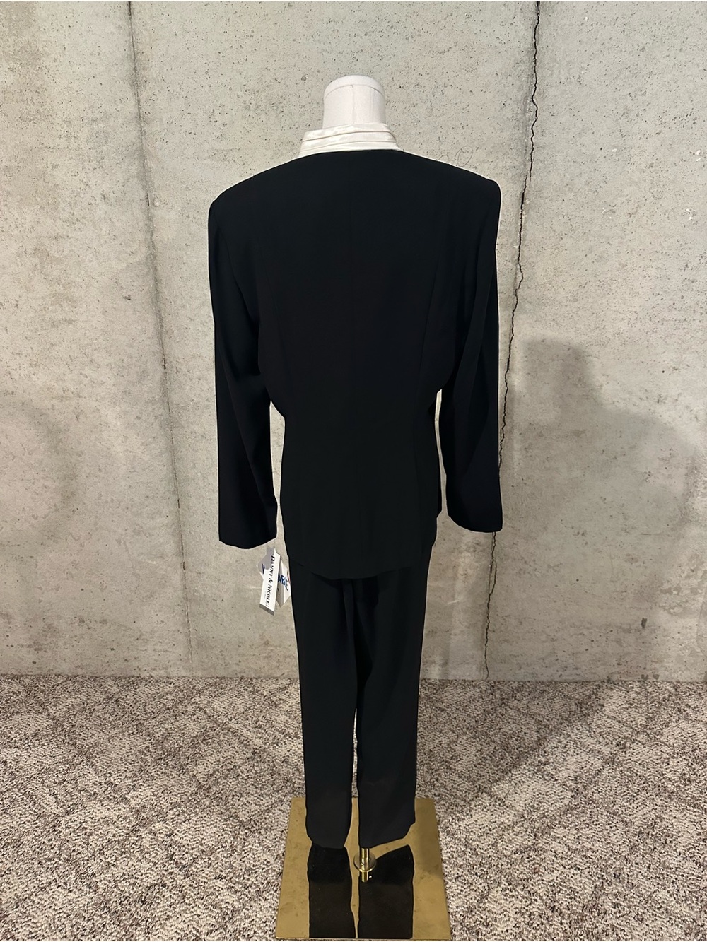 Vintage Deadstock Danny & Nicole Power Suit 90s Minimalist Corporate Chic - Picture 5 of 7